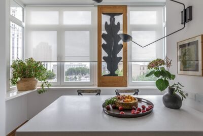 Рулонные шторы LVT ЮТА 1608 светло-серый 300 см